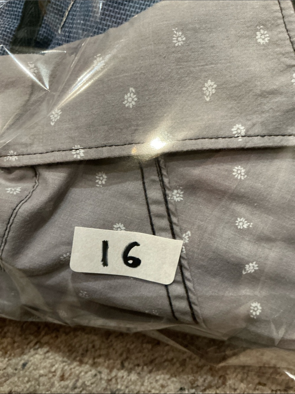 Sovereign Code Light Gray Patterned Button-Down Shirt - Picture 10 of 10